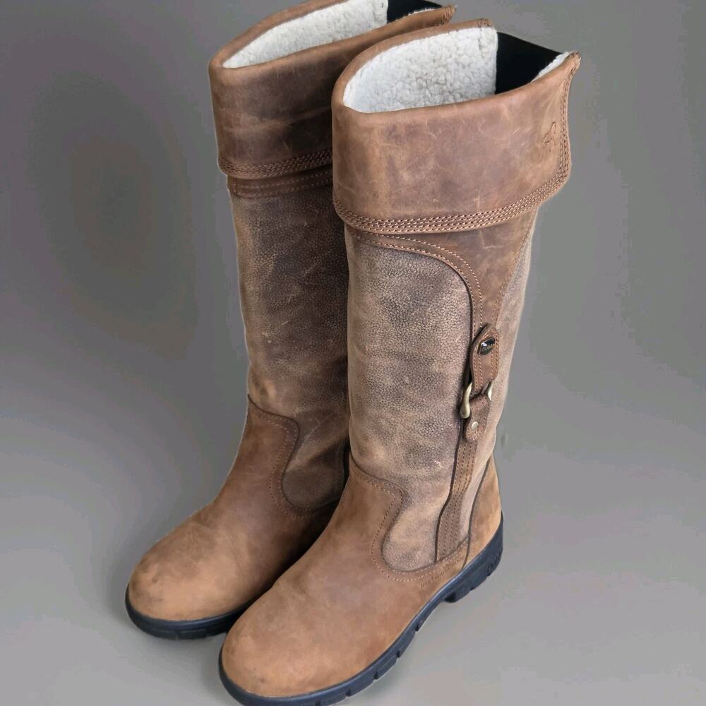 Women's US 7 DUBLIN Yukon Country Boots Waterproof Leather Riding
